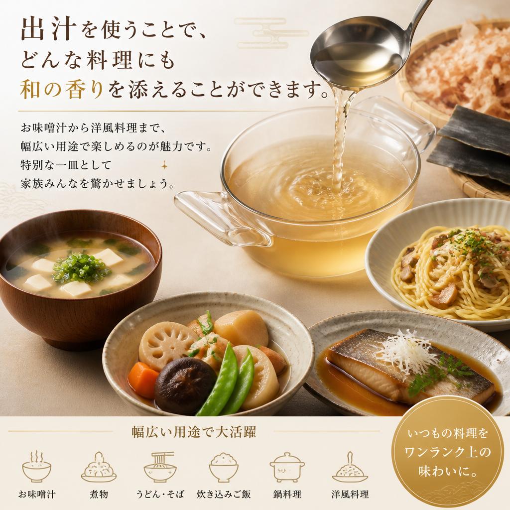 和の香りで包まれる幸せな食卓