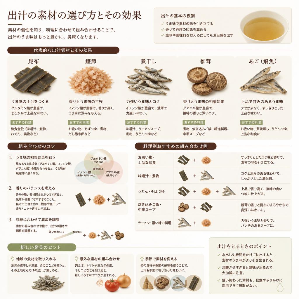 4. 食卓を豊かにする素材の選び方