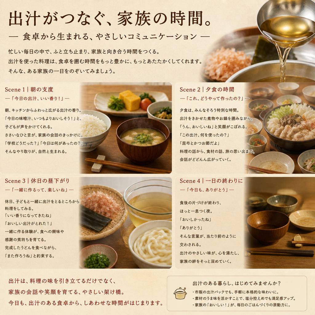 3. 家族で楽しむ温かな食卓