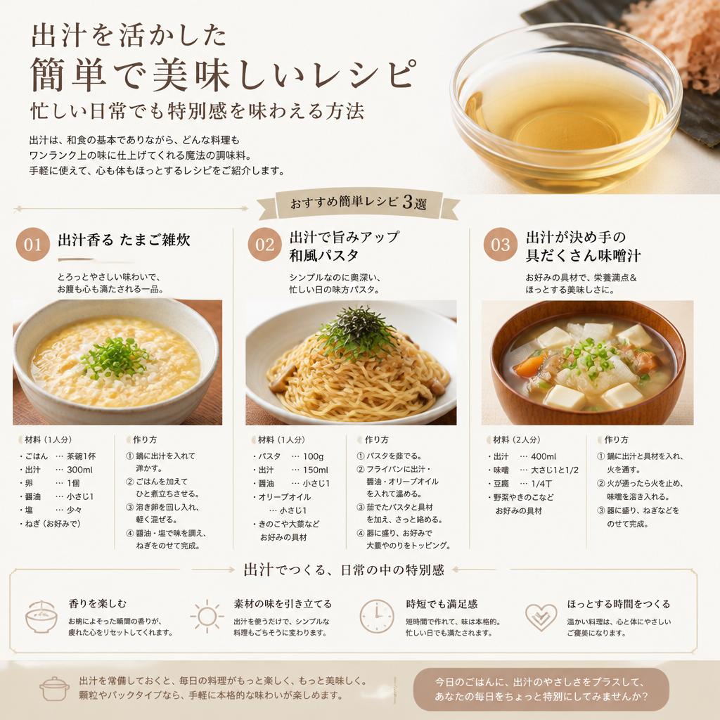 手間いらず！簡単な使い方