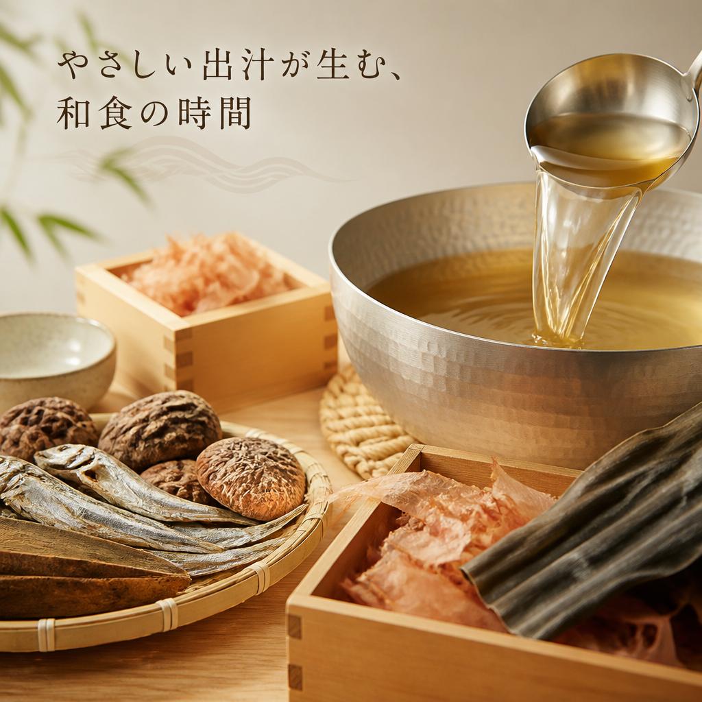 やさしい出汁が生む、和食の時間