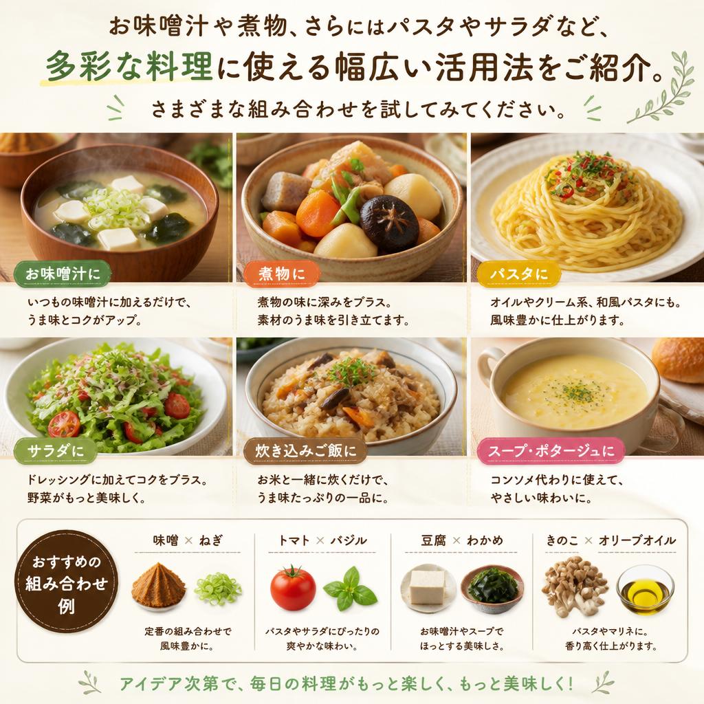 3. 様々な料理に楽しむ使い方