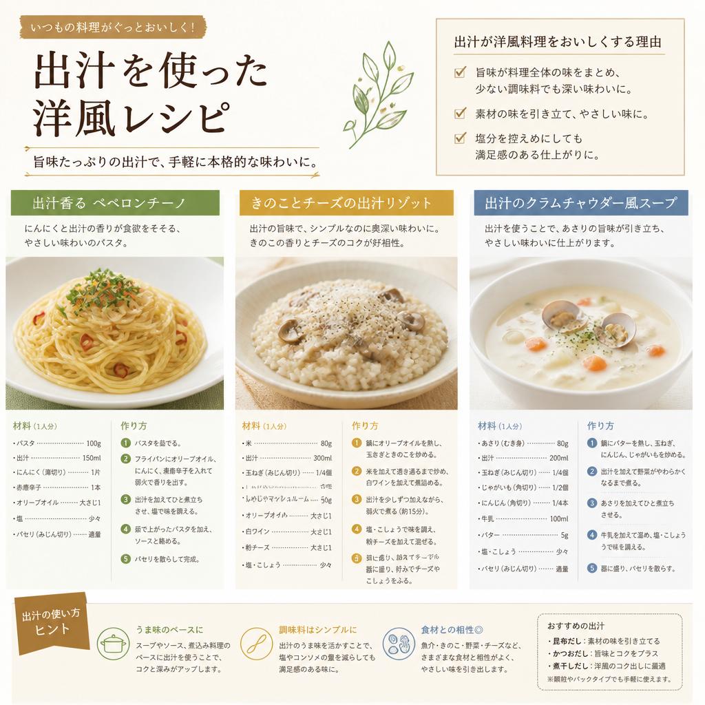 バリエーション豊かな洋風レシピ