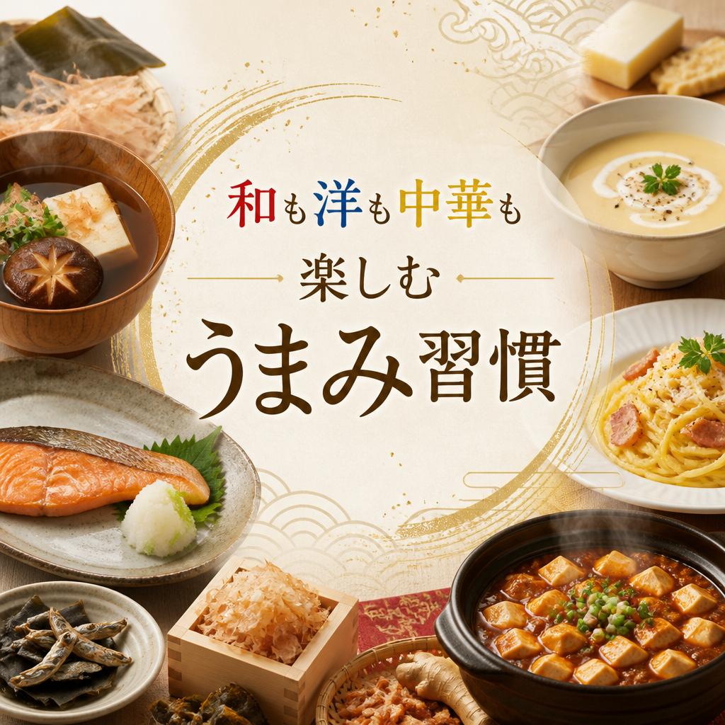 和も洋も中華も楽しむうまみ習慣