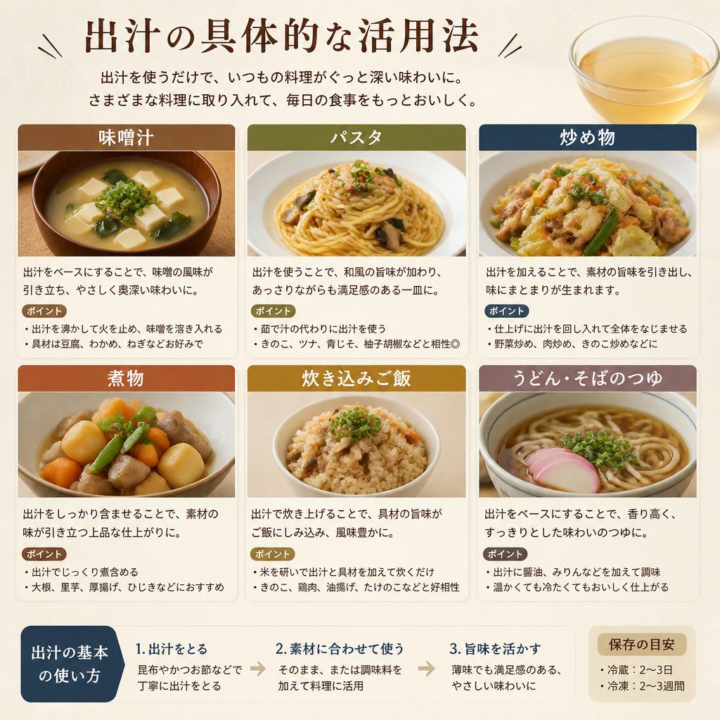 和・洋・中華、料理を彩る出汁の使い方