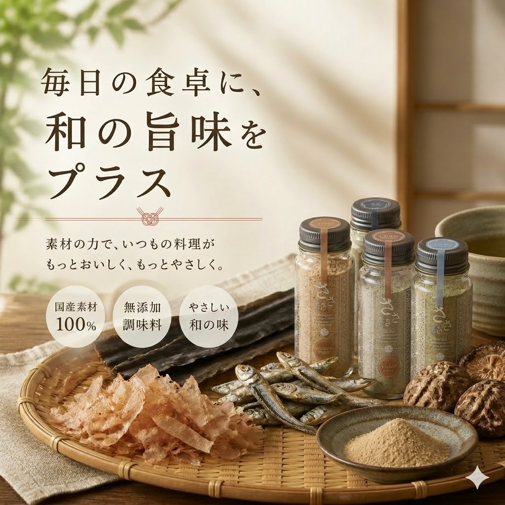 毎日の食卓に、和の旨味をプラス