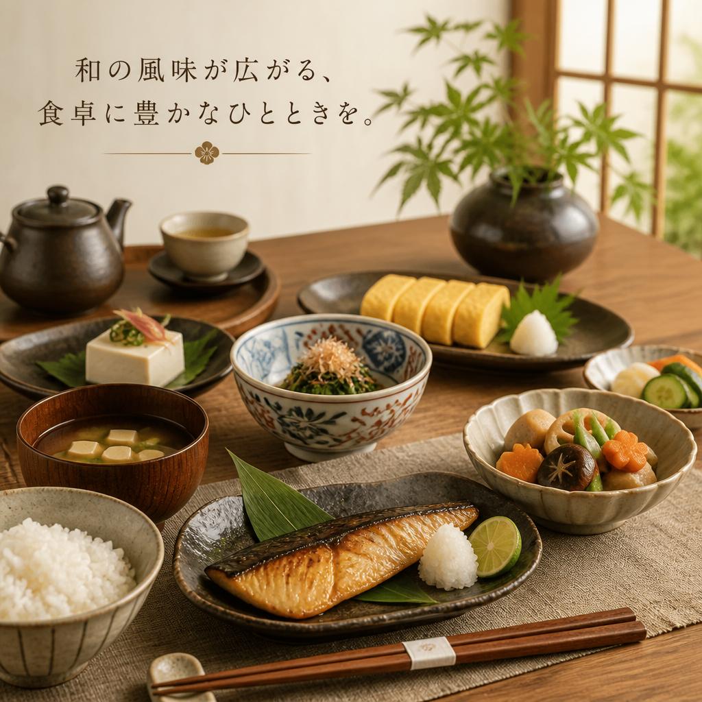 和の風味が広がる、食卓に豊かなひとときを。