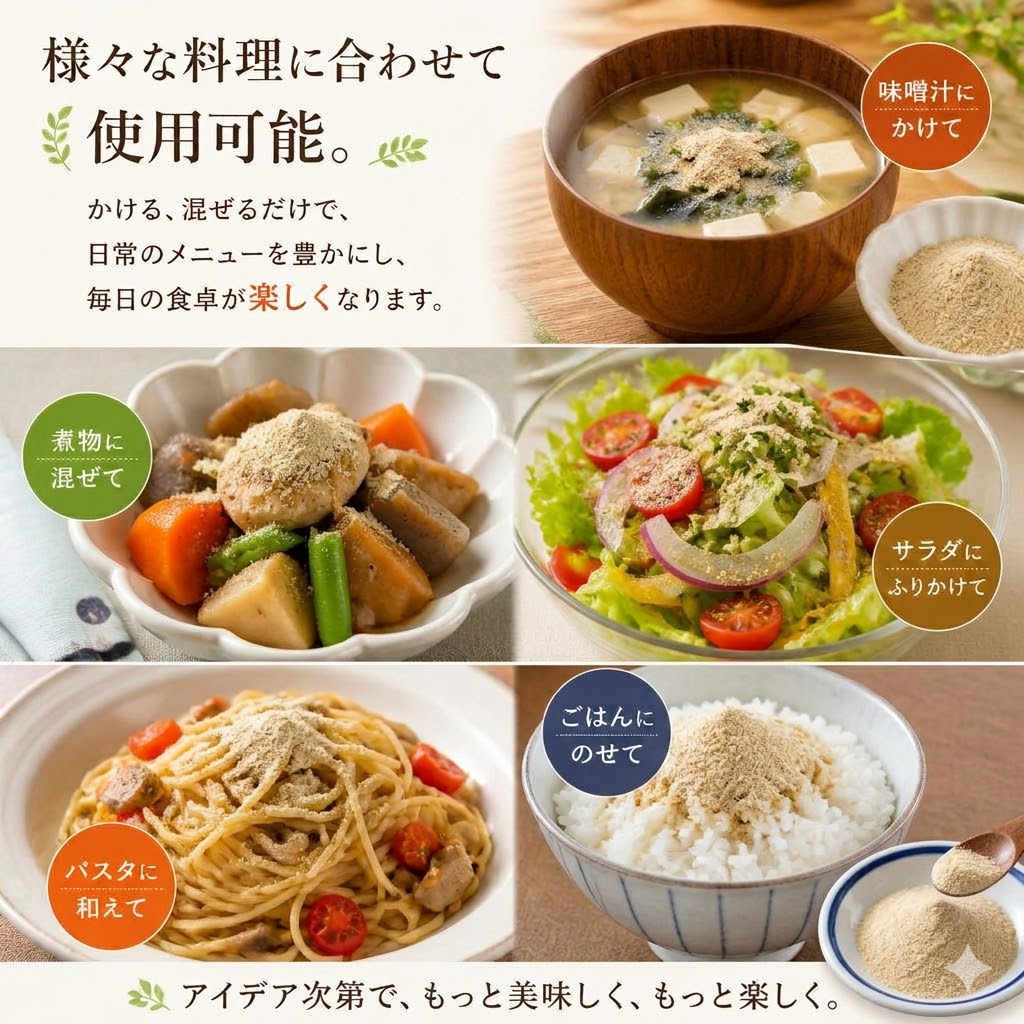 4. 使用例とレシピ